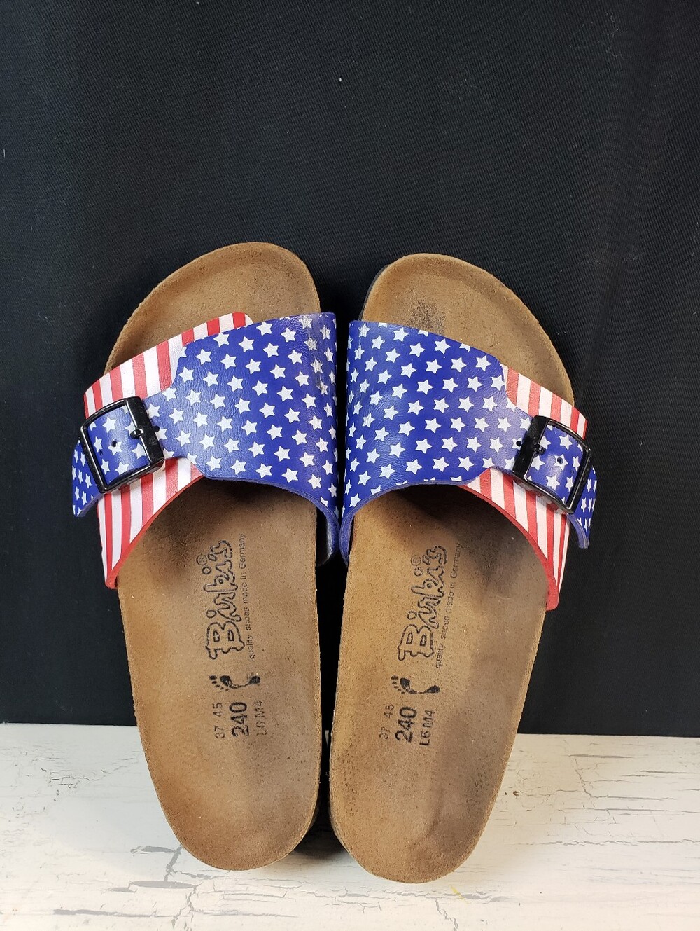 Birkenstock Birki's Catalina Patriotic Sandals - Women's size 6- 6.5 (Euro 37) - Picture 11 of 14